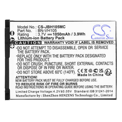 Replacement Battery for JVC GC-XA1 – Camera – 1050mAh / 3.7V