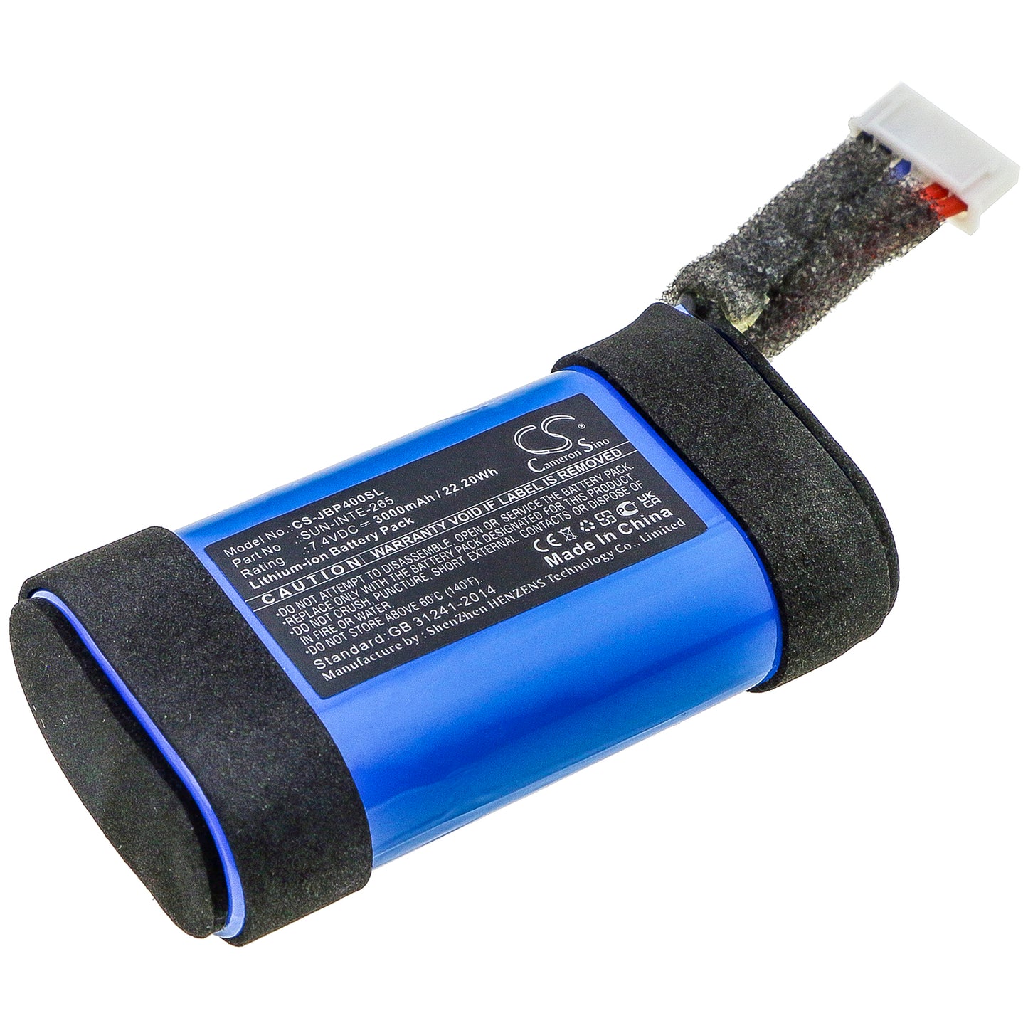 Replacement Battery for JBL  PartyBox On-The-Go – 3000mAh / 22.20Wh