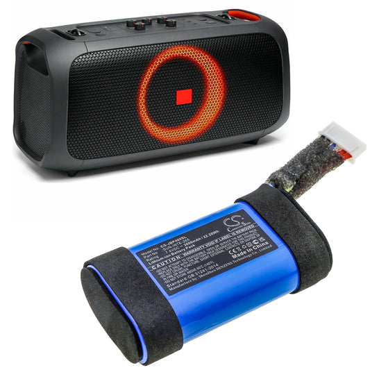 Replacement Battery for JBL  PartyBox On-The-Go – 3000mAh / 22.20Wh
