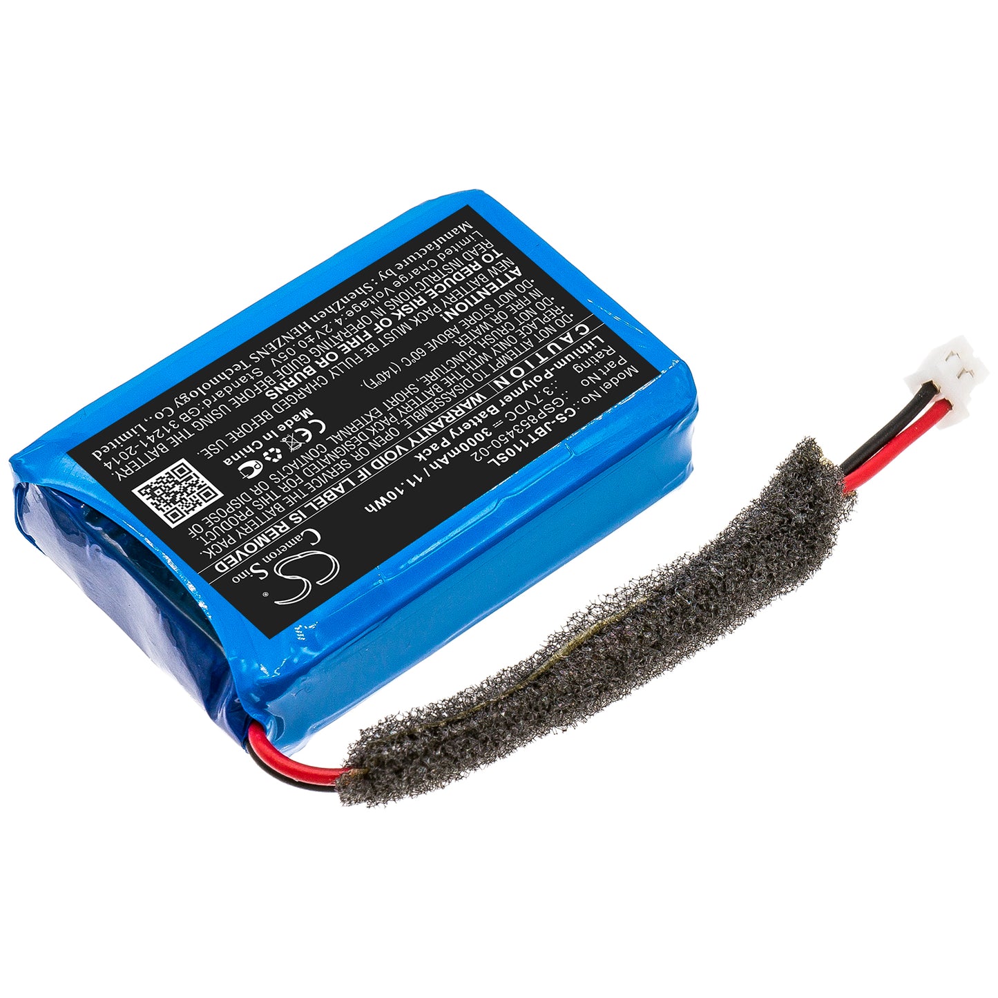 Replacement Battery for JBL  Turbo – 3000mAh / 11.10Wh