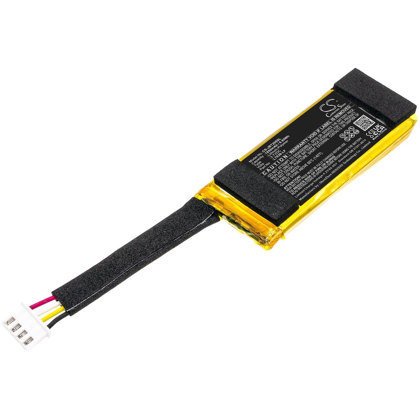 Replacement Battery for JBL  AM0304 – Speaker – 1850mAh / 6.85Wh / 3.7V