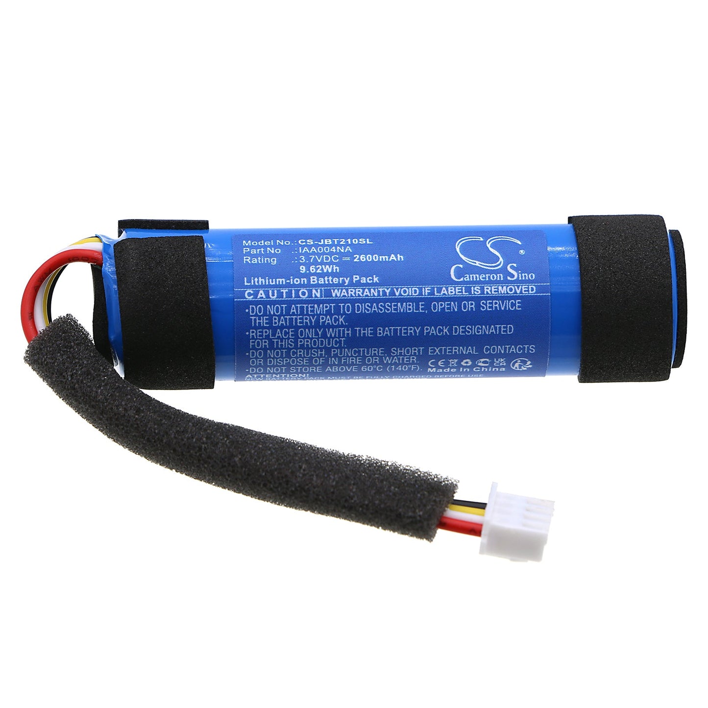 Replacement Battery for JBL  Tuner 2 – Speaker – 2600mAh / 9.62Wh / 3.7V