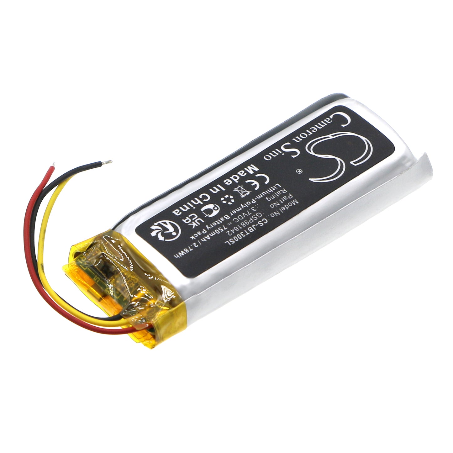 Replacement Battery for JBL TUNE Beam Charging Base – Wireless Headset – 750mAh / 3.7V - image 2
