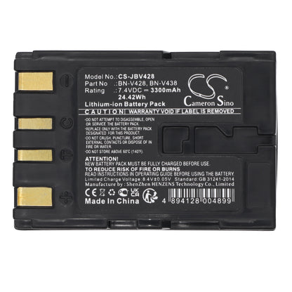 Replacement Battery for JVC CU-VH1 – Camera – 3300mAh / 7.4V