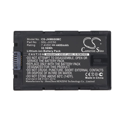 Replacement Battery for JVC GY-HMQ10 – Camera – 4400mAh / 7.4V