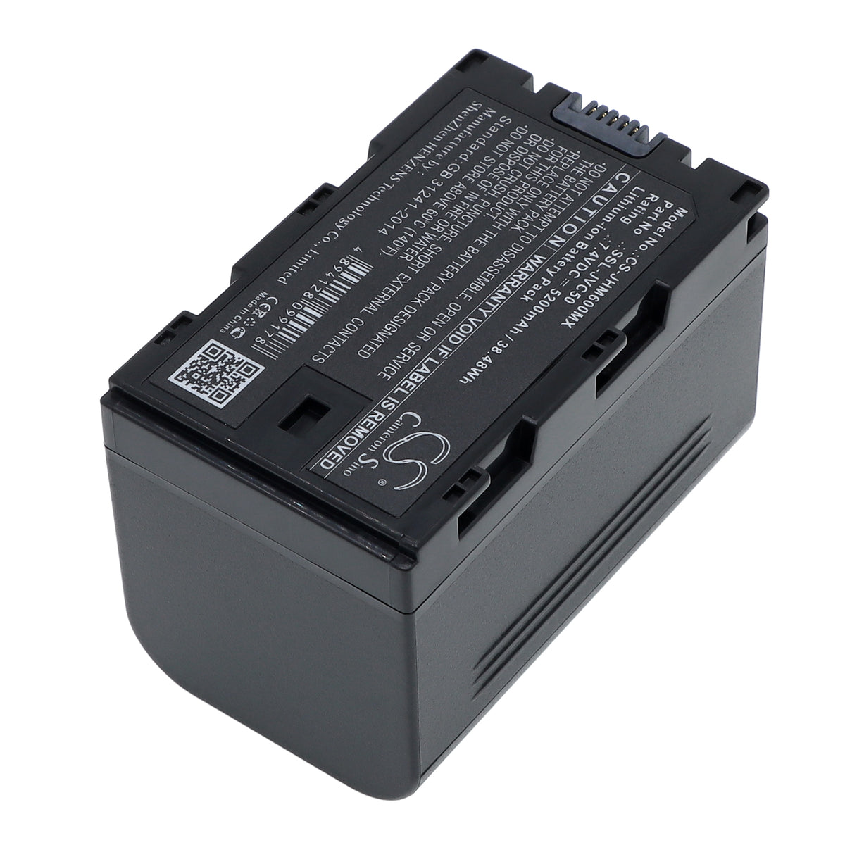 Replacement Battery for JVC GY-HMQ10 – Camera – 5200mAh / 7.4V