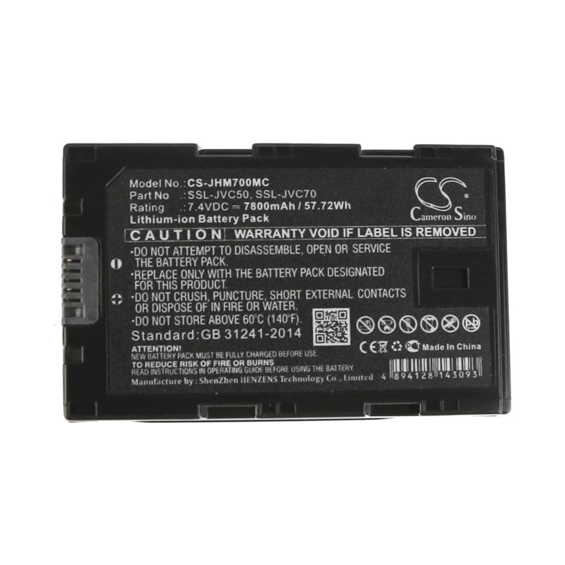 Replacement Battery for JVC – Camera – 7800mAh / 7.4V
