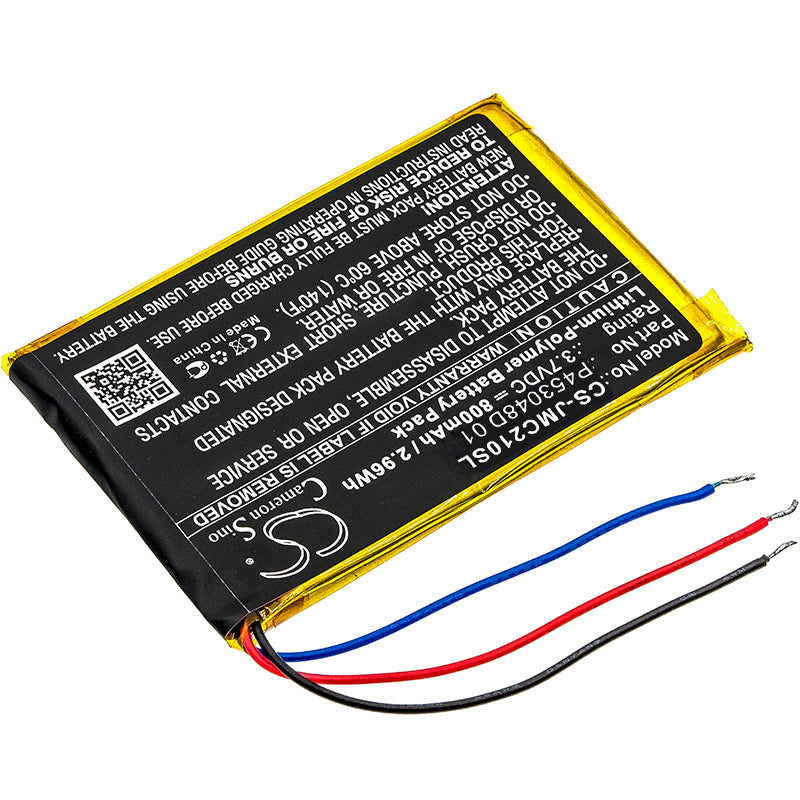 Replacement Battery for JBL  Clip 2 Special Edition – 800mAh / 2.96Wh