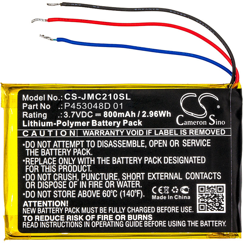 Replacement Battery for JBL  Clip 2 Special Edition – 800mAh / 2.96Wh