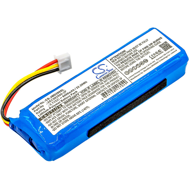 Replacement Battery for JBL  Charge – 6000mAh / 22.20Wh