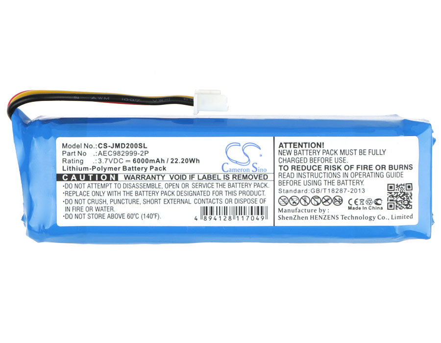 Replacement Battery for JBL  Charge – 6000mAh / 22.20Wh