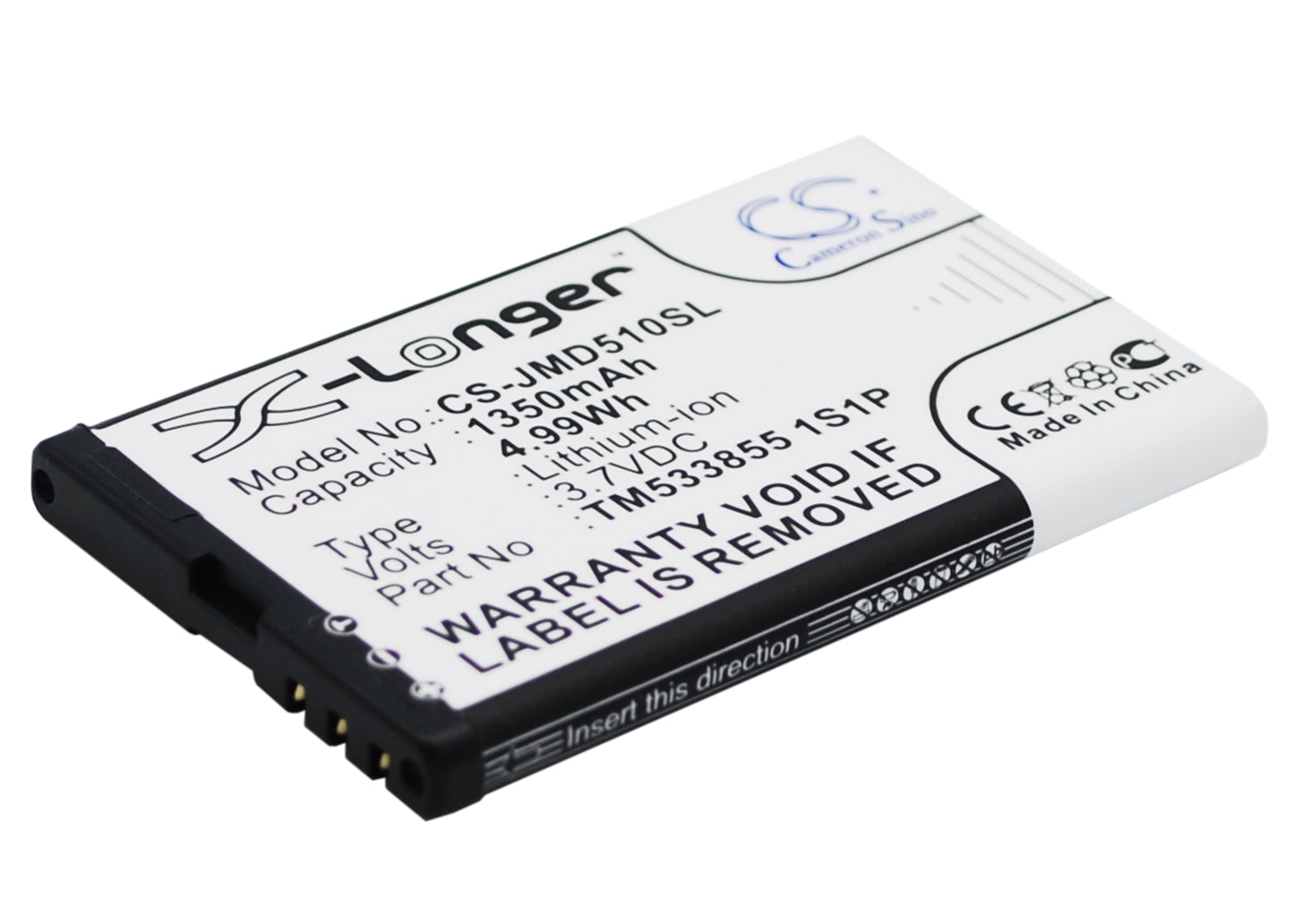 Replacement Battery for JBL  MD-51W – 1350mAh / 4.99Wh
