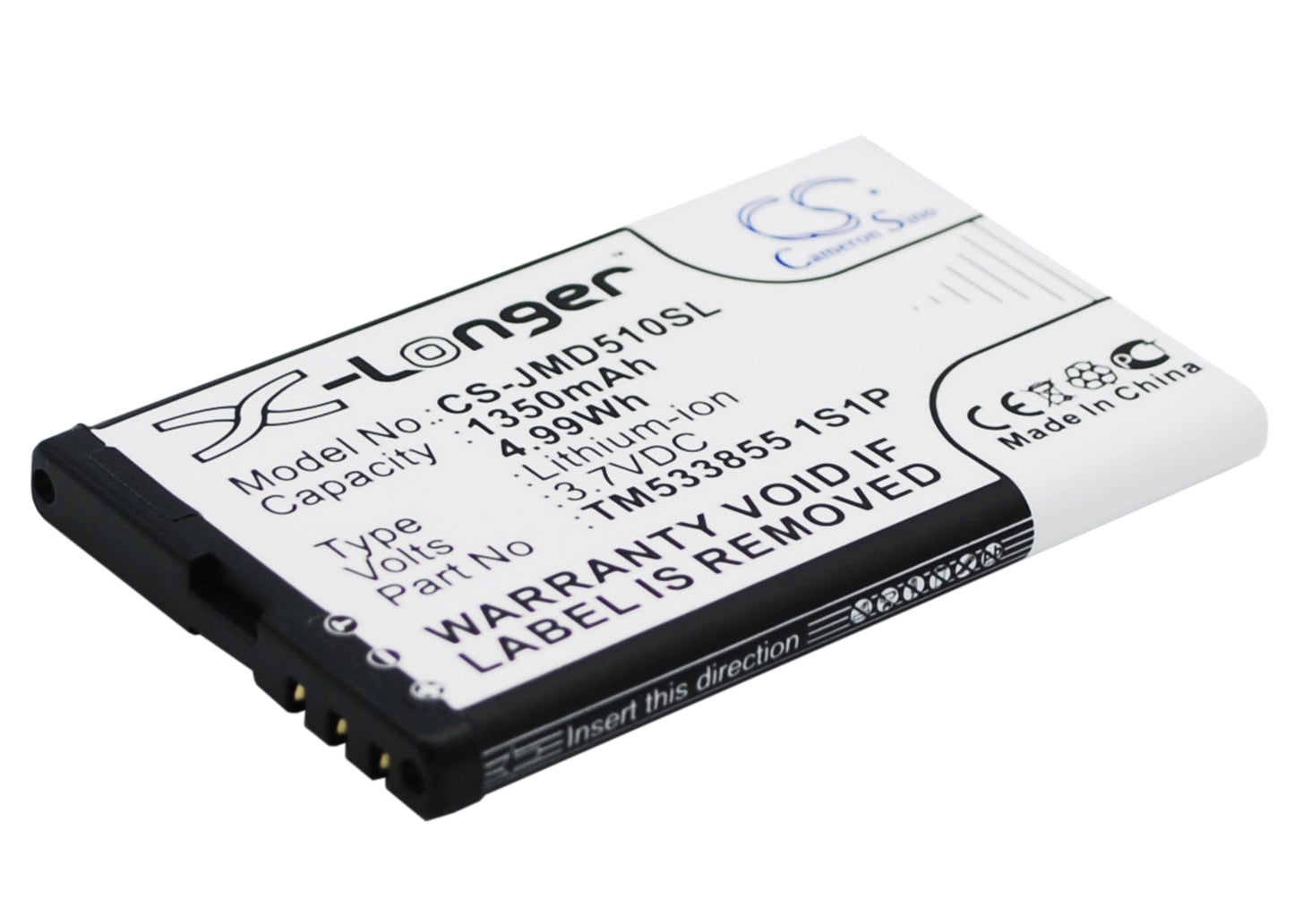 Replacement Battery for JBL  MD-51W – Speaker – 1350mAh / 4.99Wh / 3.7V