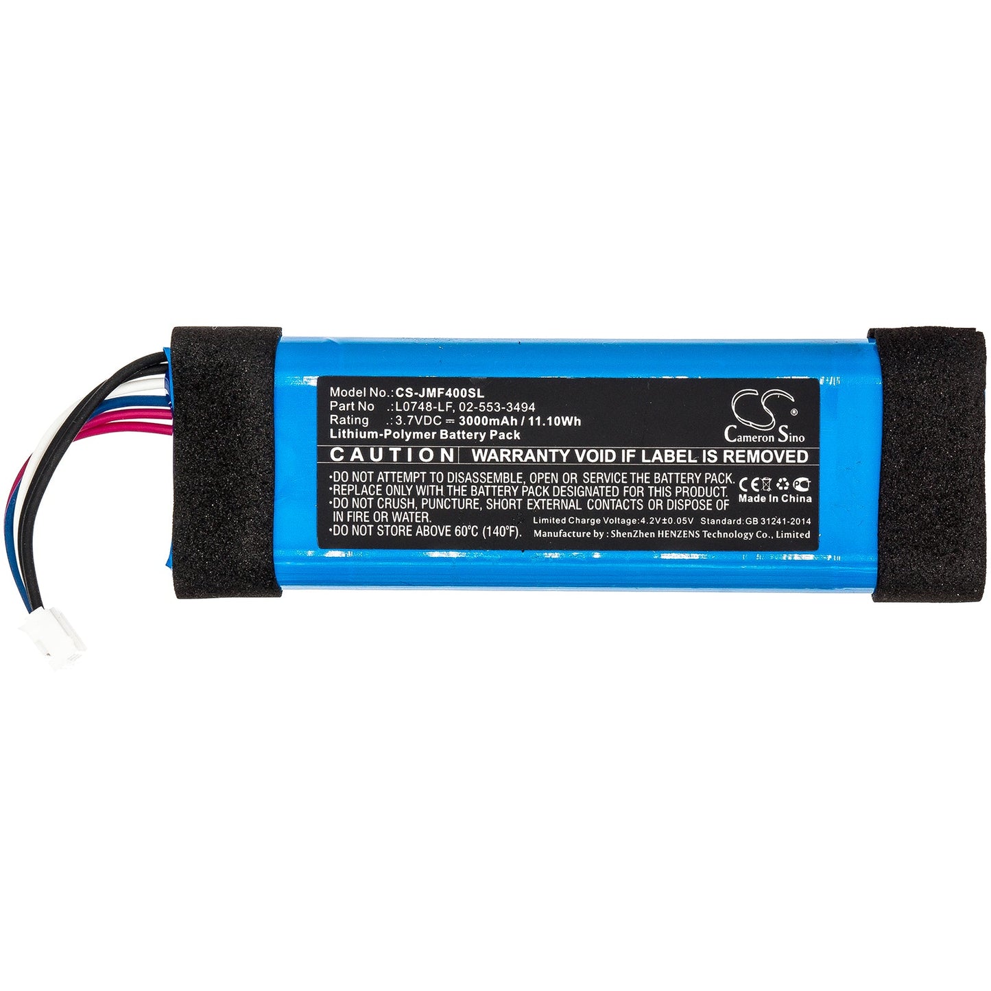 Replacement Battery for JBL  Flip 3 SE – Speaker – 3000mAh / 11.10Wh / 3.7V
