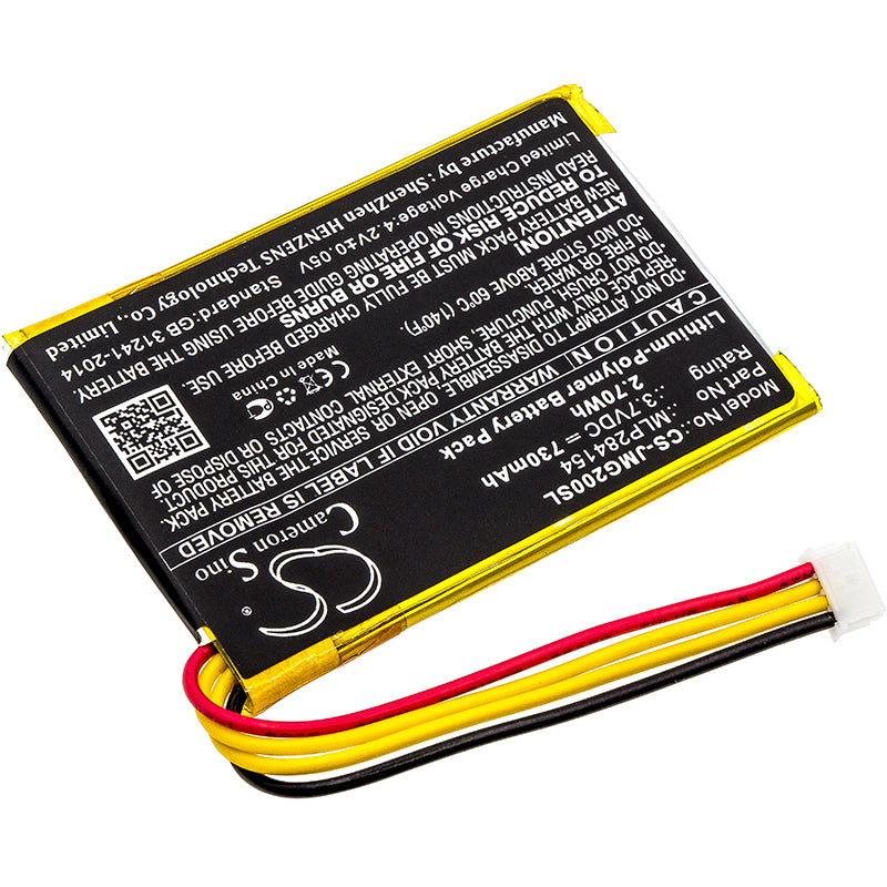 Replacement Battery for JBL  Go 2 – 730mAh / 2.70Wh