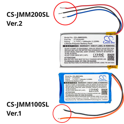 Replacement Battery for JBL  Clip+ – 700mAh / 2.59Wh