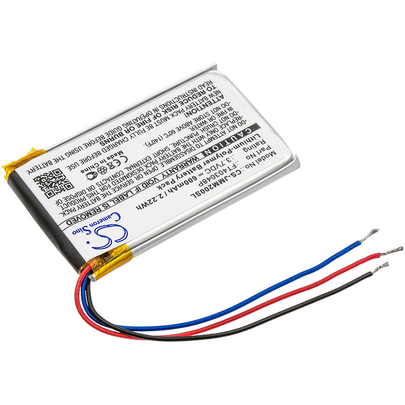 Replacement Battery for JBL  Clip – Speaker – 600mAh / 2.22Wh / 3.7V