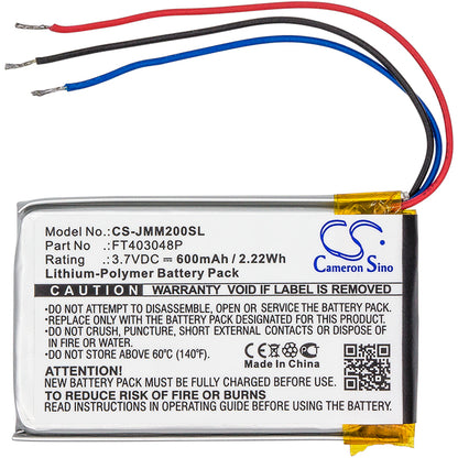 Replacement Battery for JBL  Clip – 600mAh / 2.22Wh