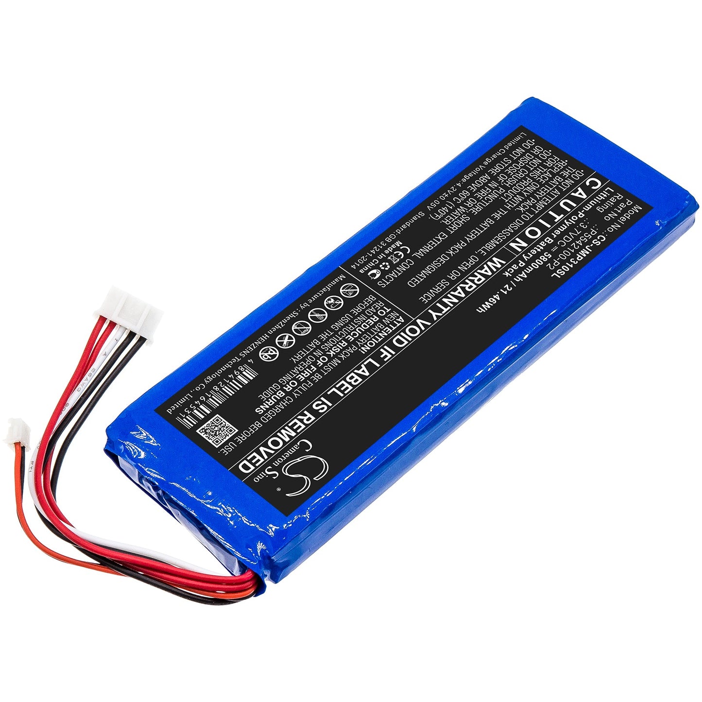 Replacement Battery for JBL  Pulse 3 Version 2 – Speaker – 5800mAh / 21.46Wh / 3.7V