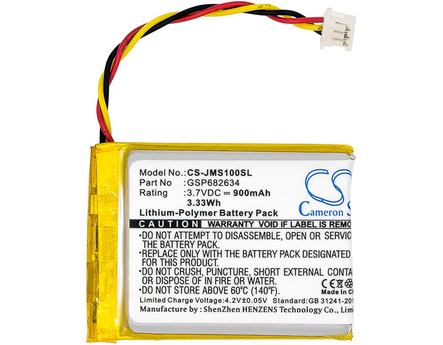 Replacement Battery for JBL  Go Smart – Speaker – 900mAh / 3.33Wh / 3.7V