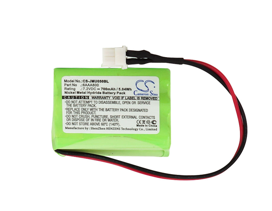 Replacement Battery for JAY  UTE 050 – Crane Remote Control – 700mAh / 5.04Wh / 7.2V