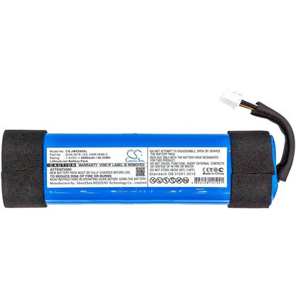 Replacement Battery for JBL  JBLXTREME2BLKAM – Speaker – 6800mAh / 50.32Wh / 7.4V