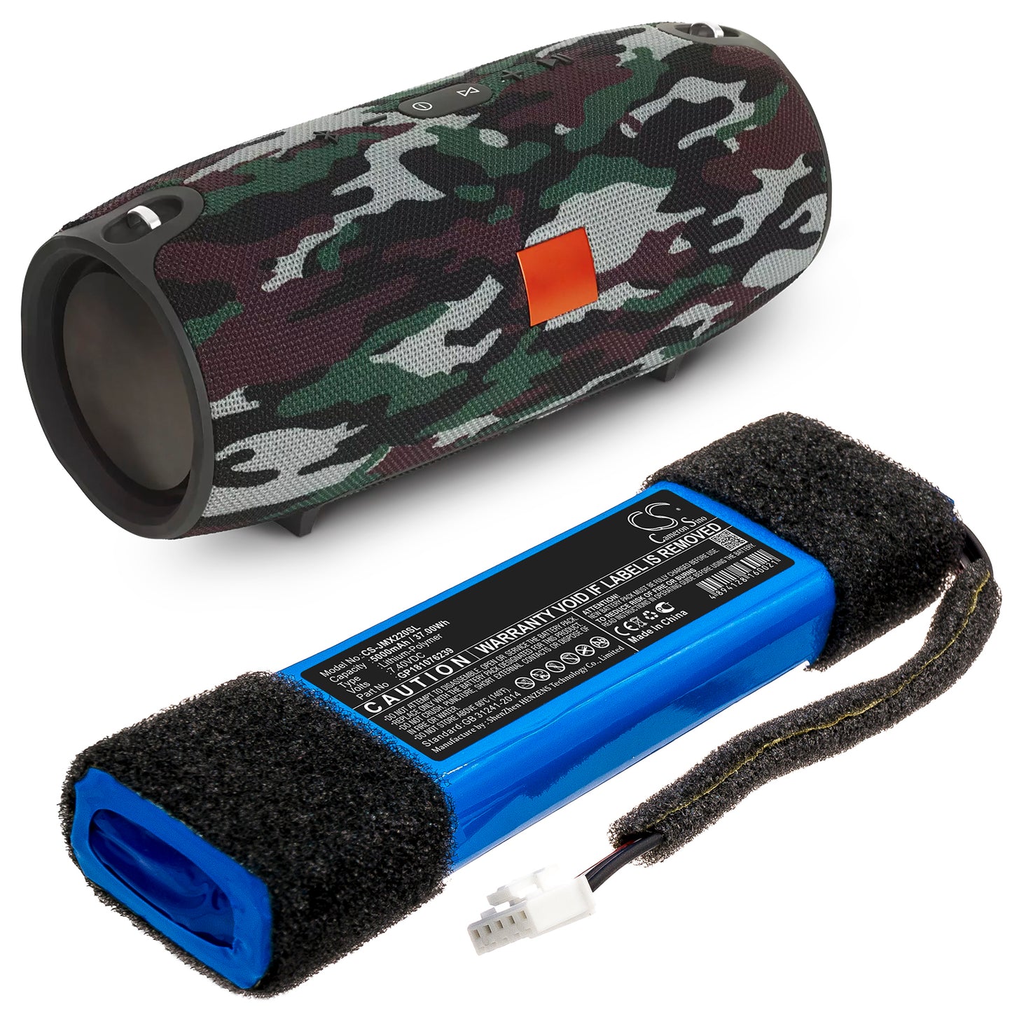 Replacement Battery for JBL  Xtreme Special Edition – 5000mAh / 37.00Wh