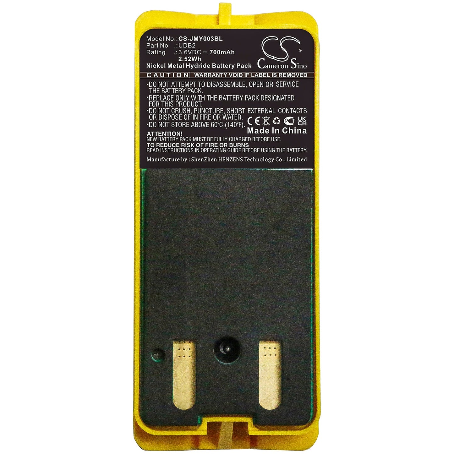 Replacement Battery for JAY  A003 HAS – Crane Remote Control – 700mAh / 2.52Wh / 3.6V