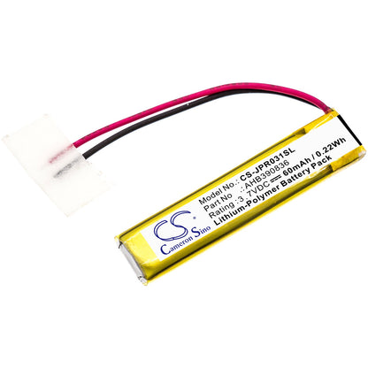 Replacement Battery for Jabra  100-55400000-02 – Wireless Headset – 60mAh / 0.22Wh / 3.7V