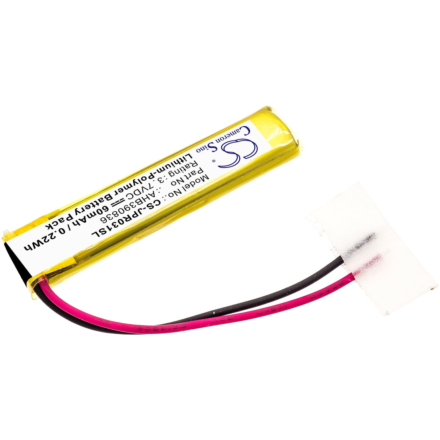 Replacement Battery for Jabra  100-55400000-02 – Wireless Headset – 60mAh / 0.22Wh / 3.7V