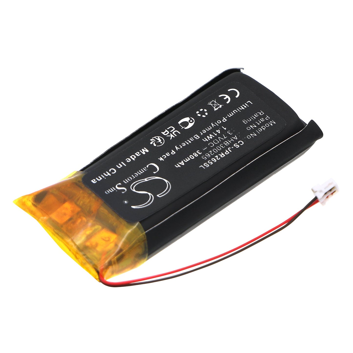 Replacement Battery for Jabra  Evolve 2 – Wireless Headset – 380mAh / 1.41Wh / 3.7V