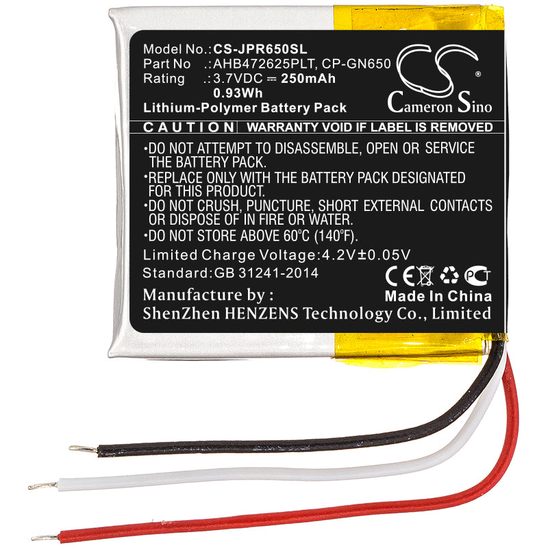 Replacement Battery for Jabra Engage 75 convertible – Wireless Headset – 250mAh / 3.7V - image 3