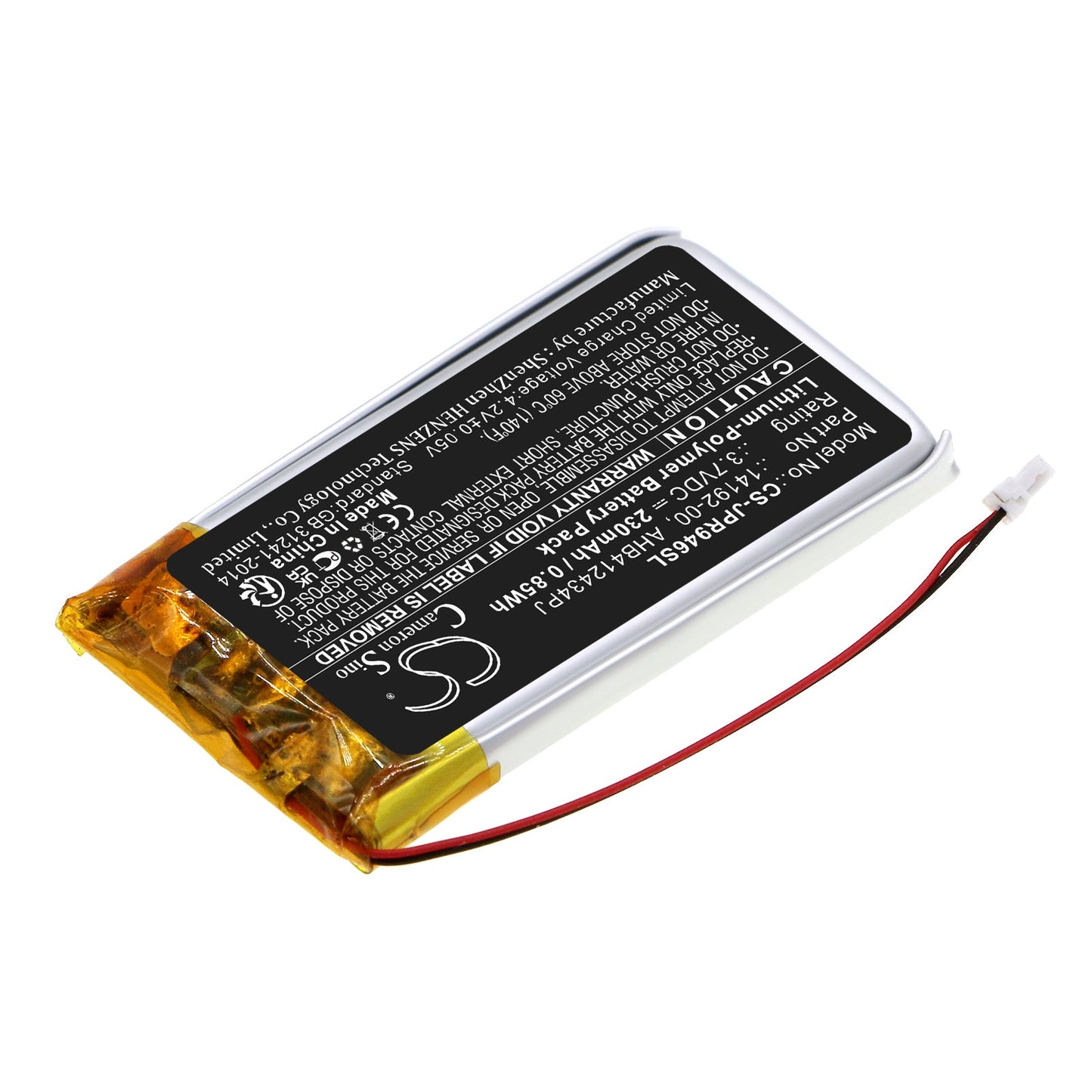 Replacement Battery for Jabra  Pro 9400 – Wireless Headset – 230mAh / 0.85Wh / 3.7V