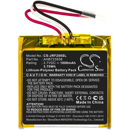 Replacement Battery for Jabra  HFS200 – 1000mAh / 3.70Wh