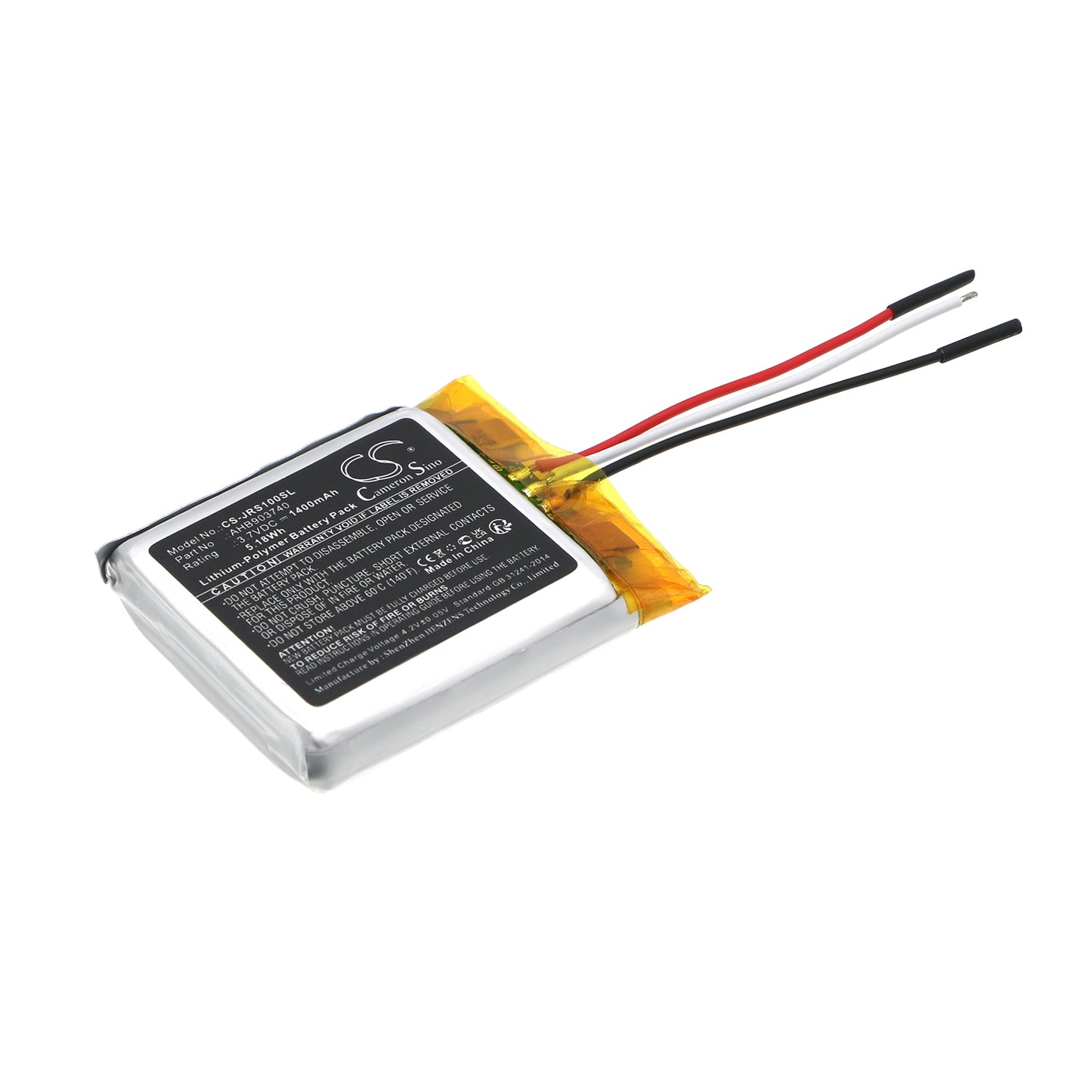 Replacement Battery for Jabra  Freeway – 1400mAh / 5.18Wh