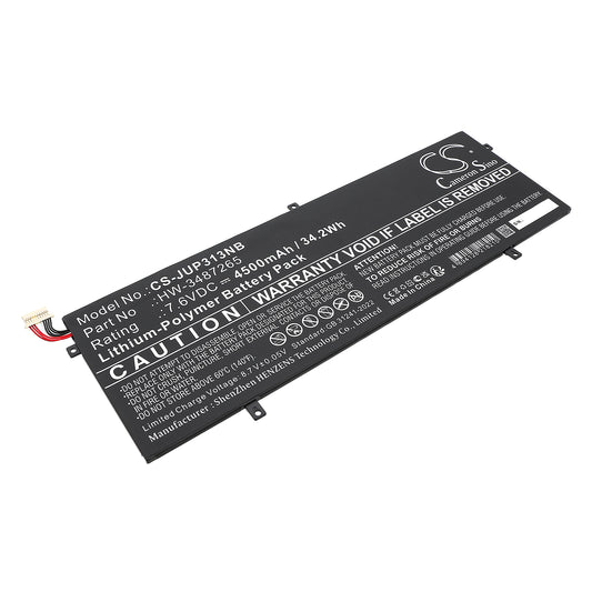 Replacement Battery for Jumper | TrekStor EZbook 3 Pro 13.3 – Notebook, Laptop – 4500mAh / 7.6V
