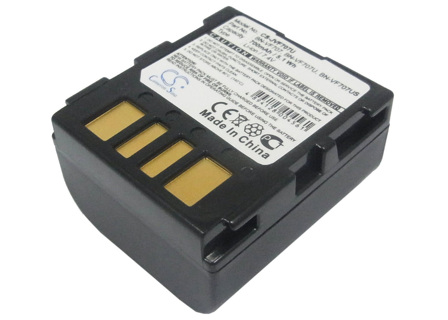 Replacement Battery for JVC  GR-D240 – Camera – 700mAh / 5.18Wh / 7.4V