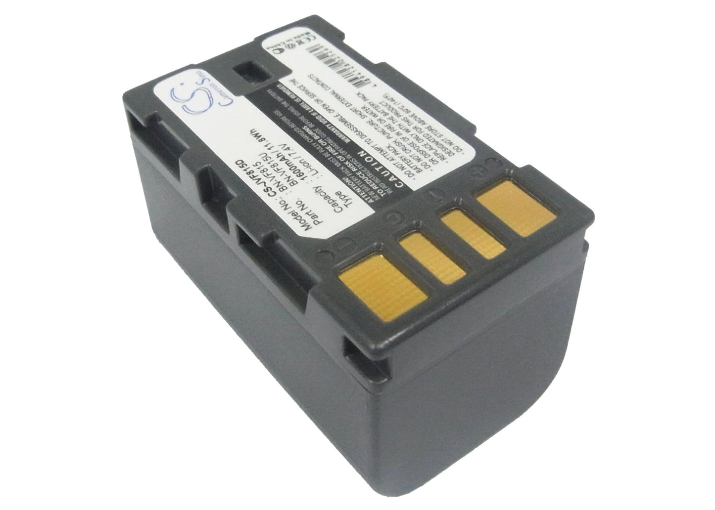 Replacement Battery for JVC  EX-Z2000 – Camera – 1600mAh / 11.84Wh / 7.4V
