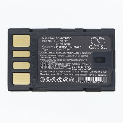 Replacement Battery for JVC GR-D796 – Camera – 2400mAh / 7.4V