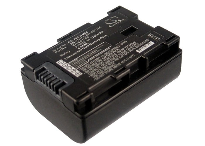 Replacement Battery for JVC  GZ-E10 – Camera – 1200mAh/4.44Wh / 3.7V