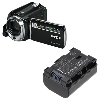 Replacement Battery for JVC GZ-HD620 – Camera – 1200mAh / 3.7V