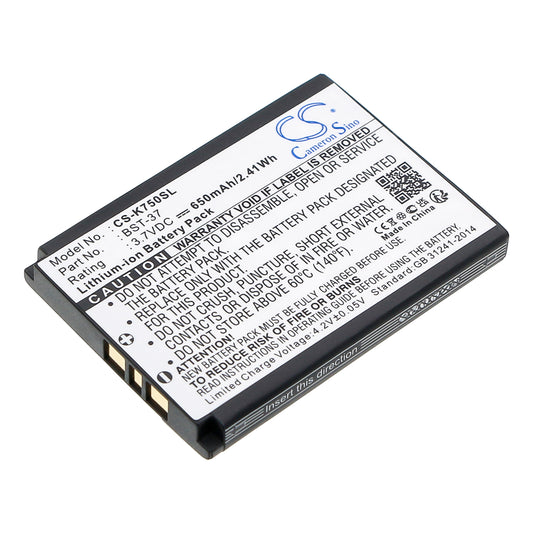 Replacement Battery for Sony Ericsson K750 – Mobile, SmartPhone – 650mAh / 3.7V