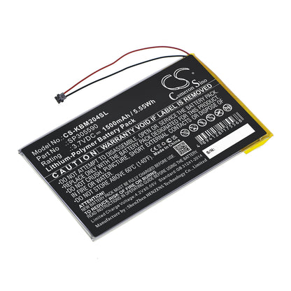 Replacement Battery for Kobo Aura HD – E-book, E-reader – 1500mAh / 3.7V