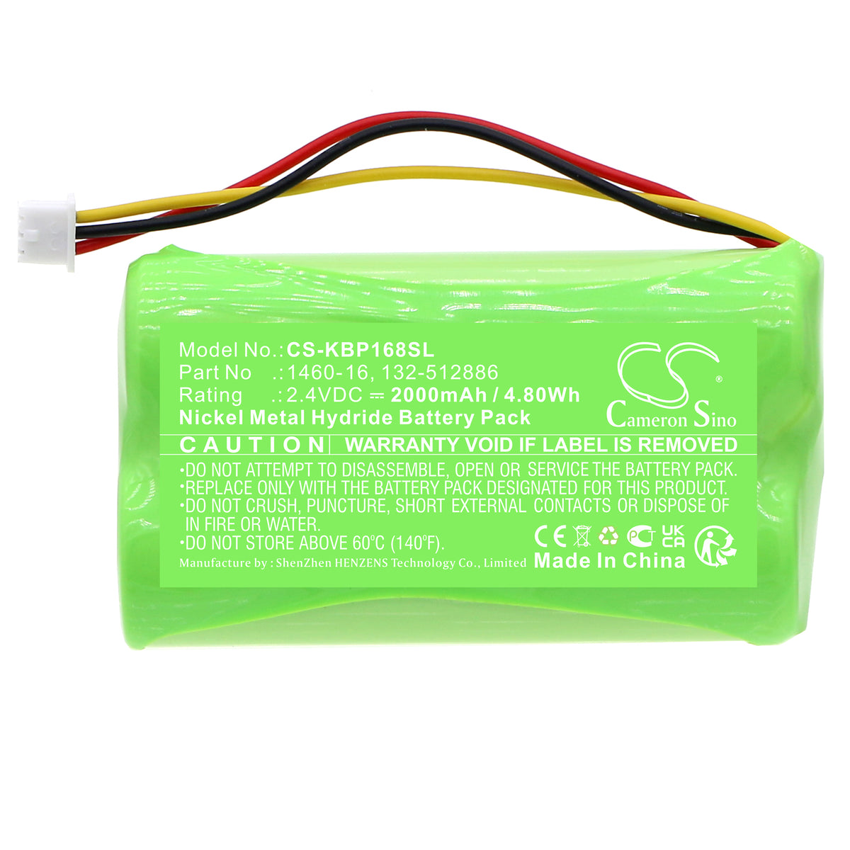 Replacement Battery for Kaba Programmer 1460 – Door Lock – 2000mAh / 2.4V