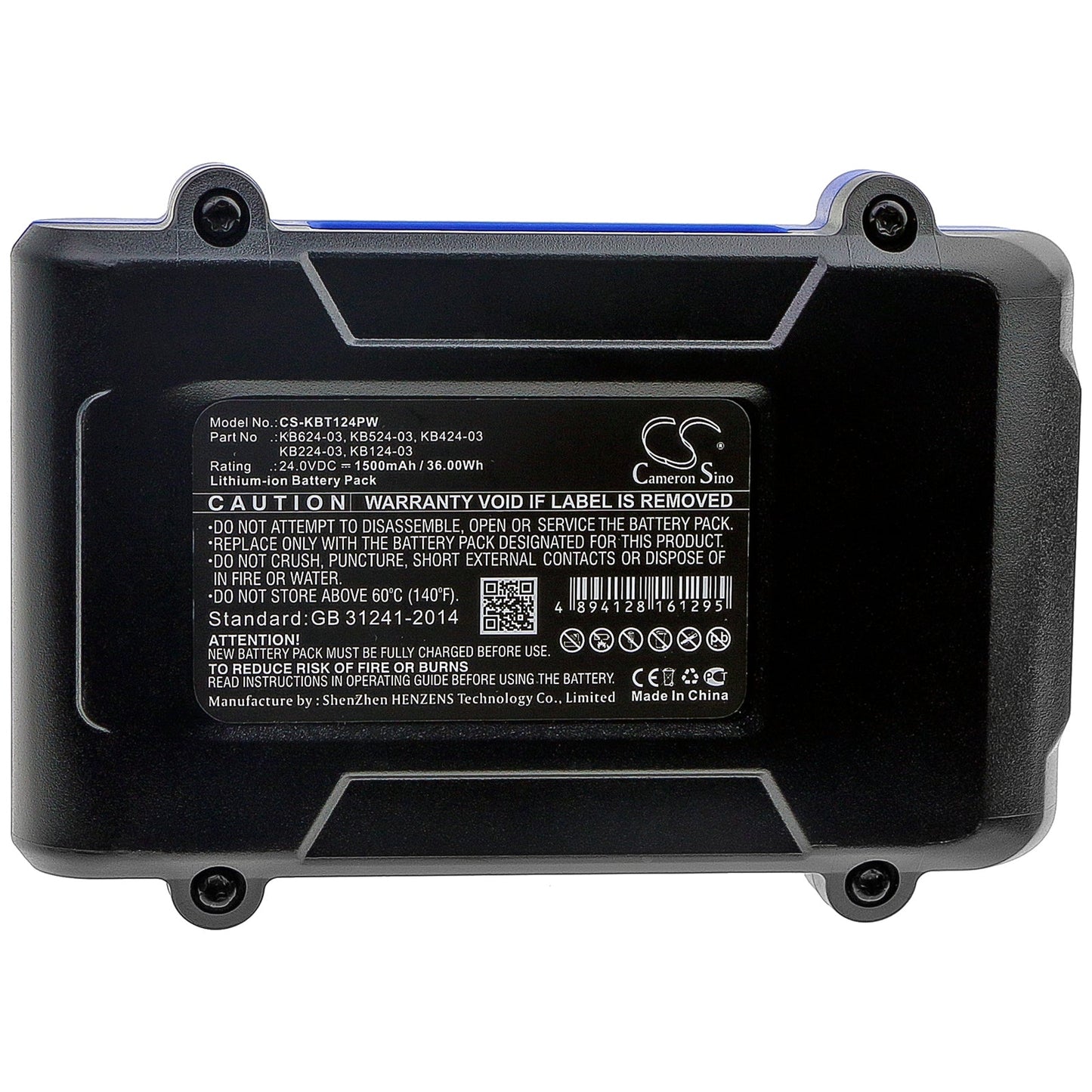 Replacement Battery for KOBALT  0856455 – Power Tools – 1500mAh / 36.00Wh / 24.0V