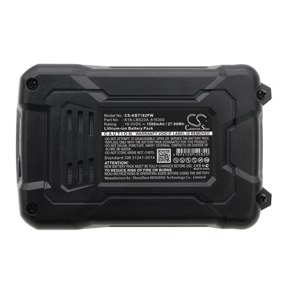 Replacement Battery for Kobalt K18LD-26A – Power Tool – 1500mAh / 18V - image 5