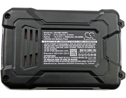 Replacement Battery for Kobalt K18LD-26A – Power Tool – 5000mAh / 18V