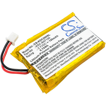 Replacement Battery for KOAMTAC KDC-100 – Barcode Scanner – 190mAh / 3.7V - image 1