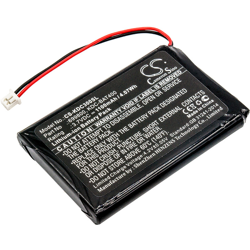 Replacement Battery for KOAMTAC KDC30 – Barcode Scanner – 1100mAh / 3.7V - image 1
