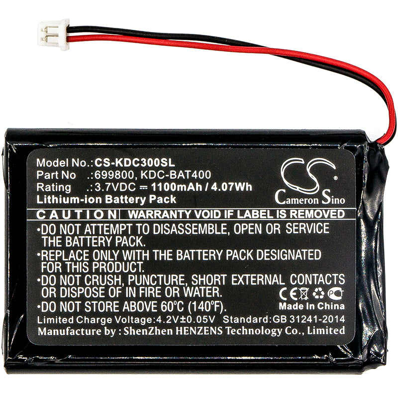 Replacement Battery for KOAMTAC KDC30 – Barcode Scanner – 1100mAh / 3.7V - image 3